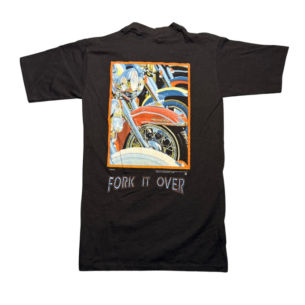 Vintage 1996 Harley-Davidson Fork It Over T-Shirt Small USA